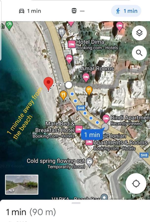 Bindi Apartment Himare Buitenkant foto